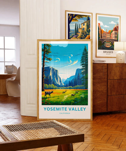 Yosemite Valley Travel Poster