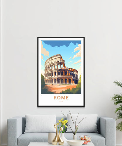 Rome travel print