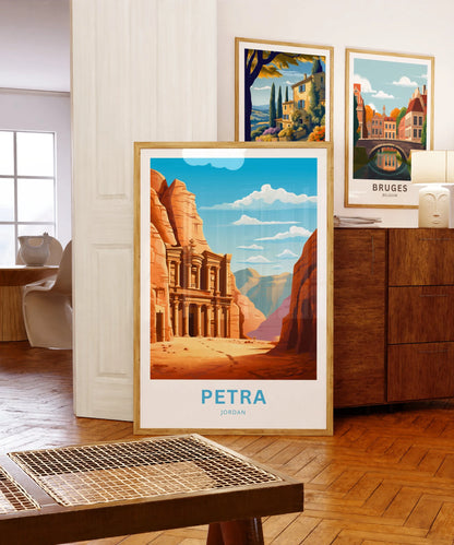 Petra Travel Poster