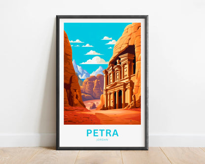 Petra Travel Poster