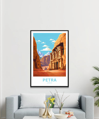 Petra Travel Poster