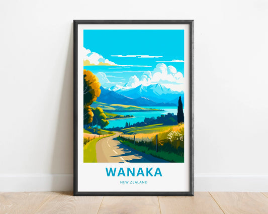 Wanaka Travel Poster