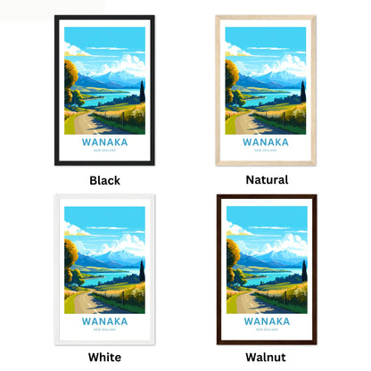 Wanaka Travel Poster