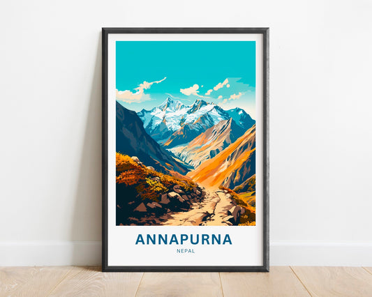 Annapurna Travel Poster