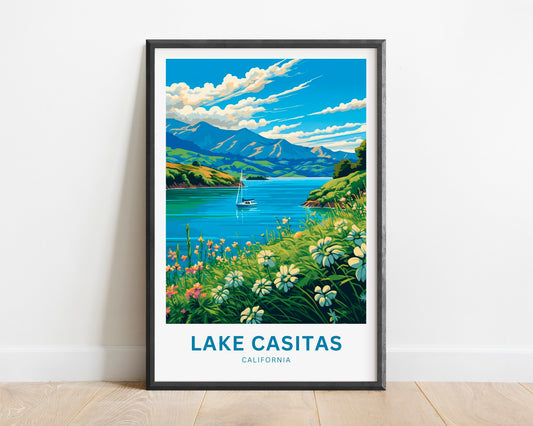 Lake Casitas Travel Poster