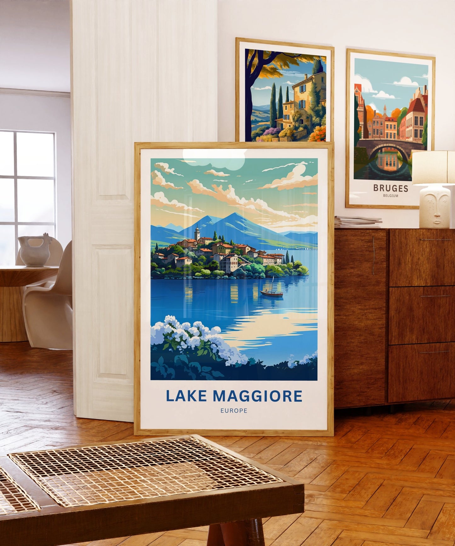 Lake Maggiore Travel Poster