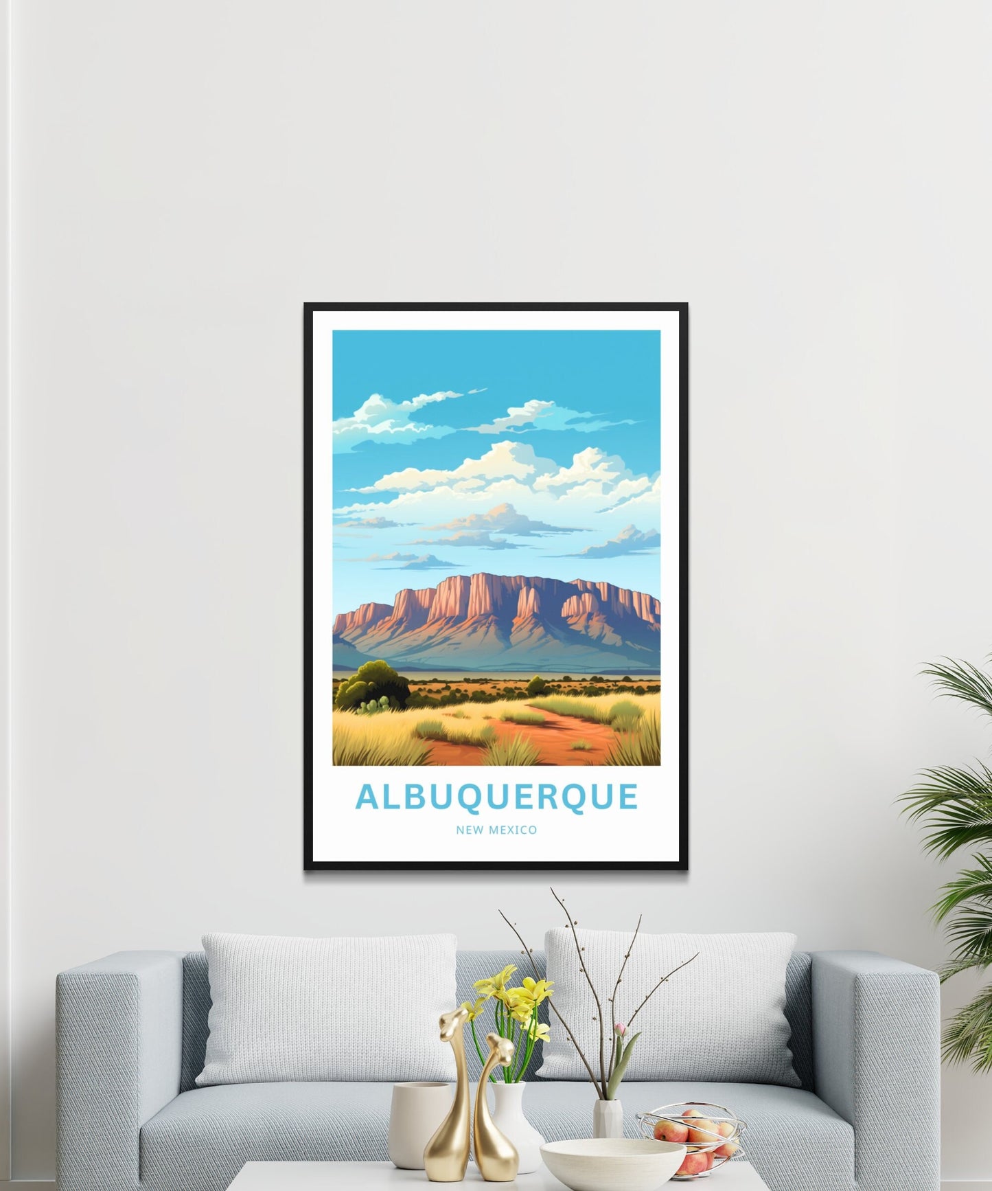 Albuquerque Travel Poster - Serene Beauty