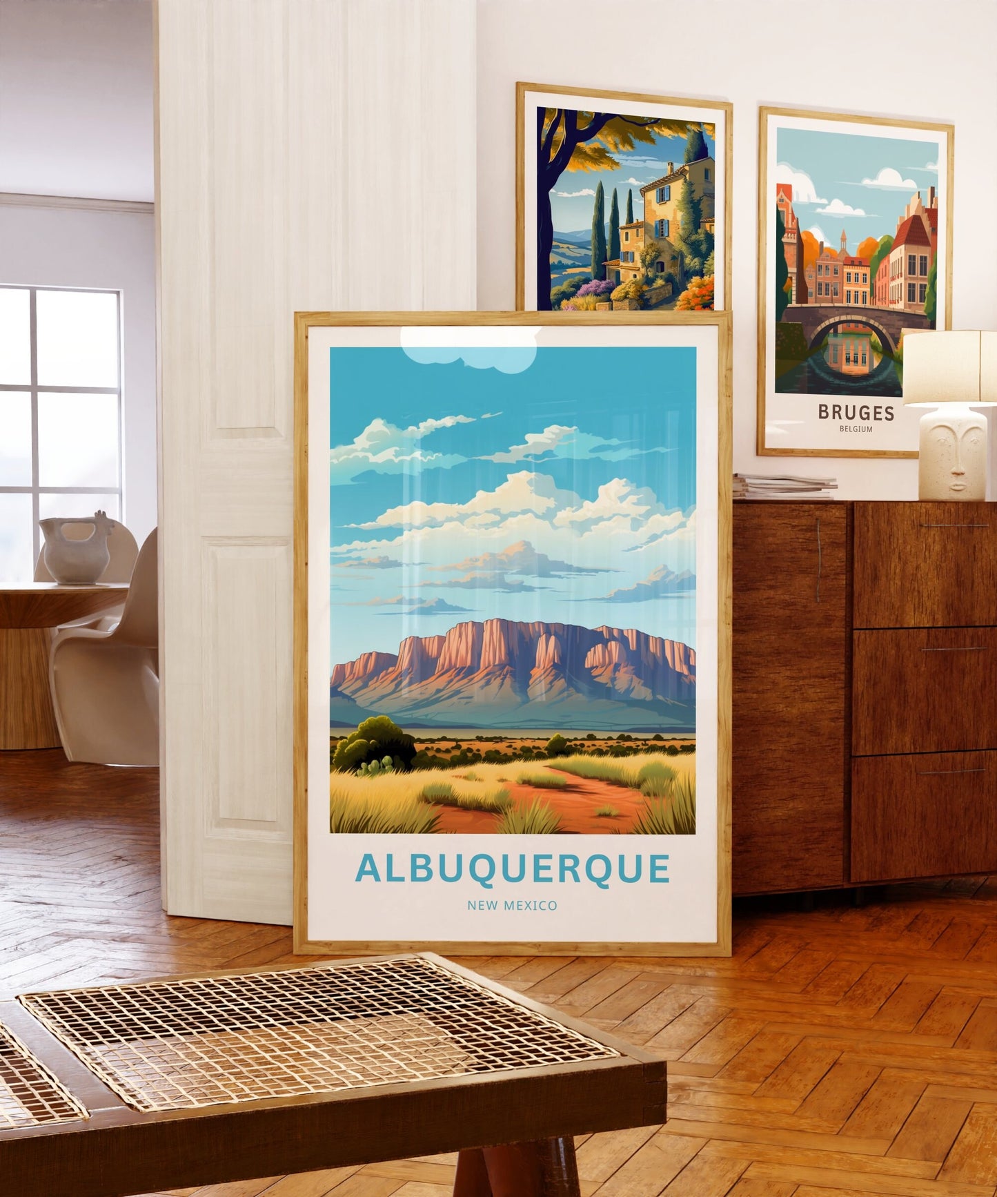 Albuquerque Travel Poster - Serene Beauty