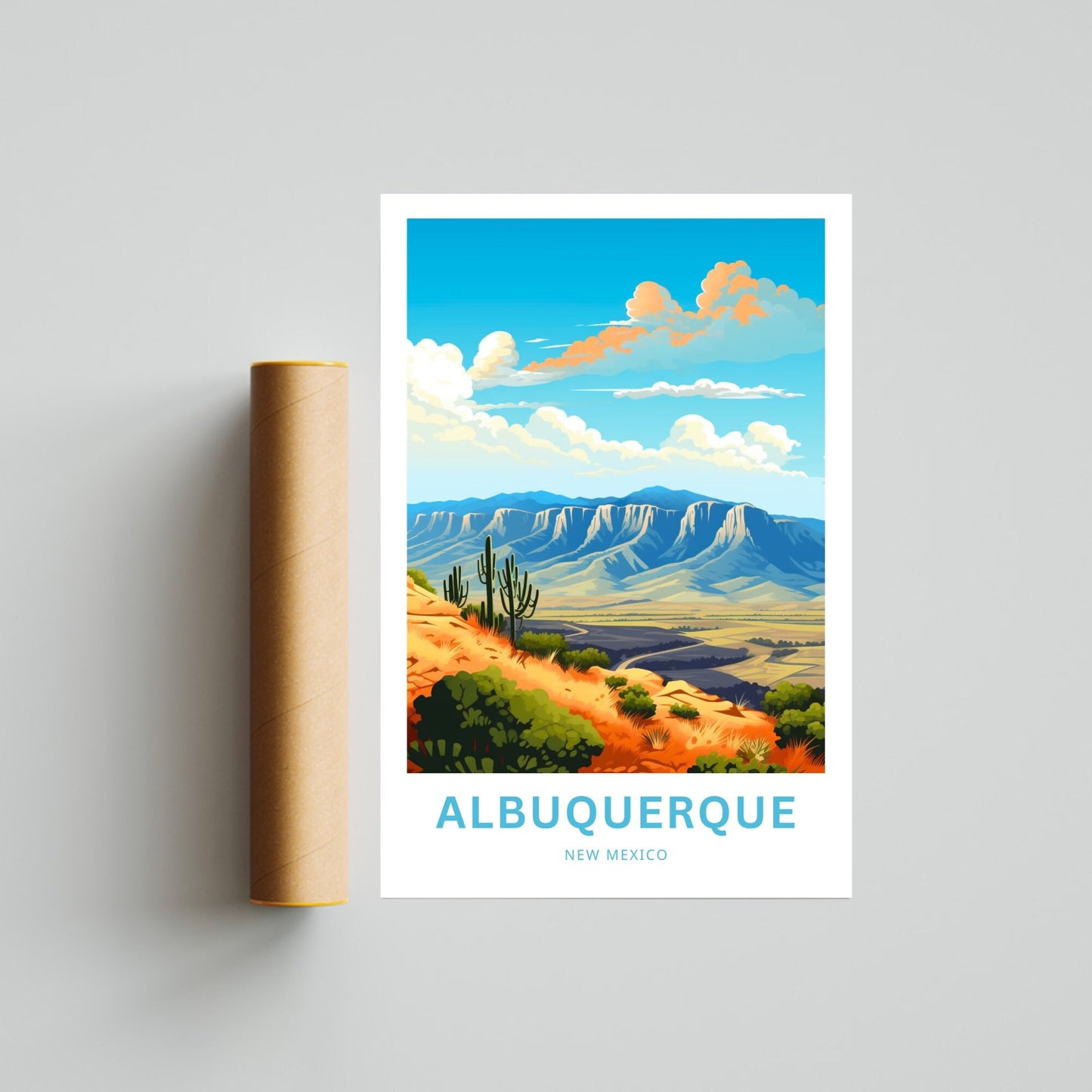 Albuquerque Travel Poster