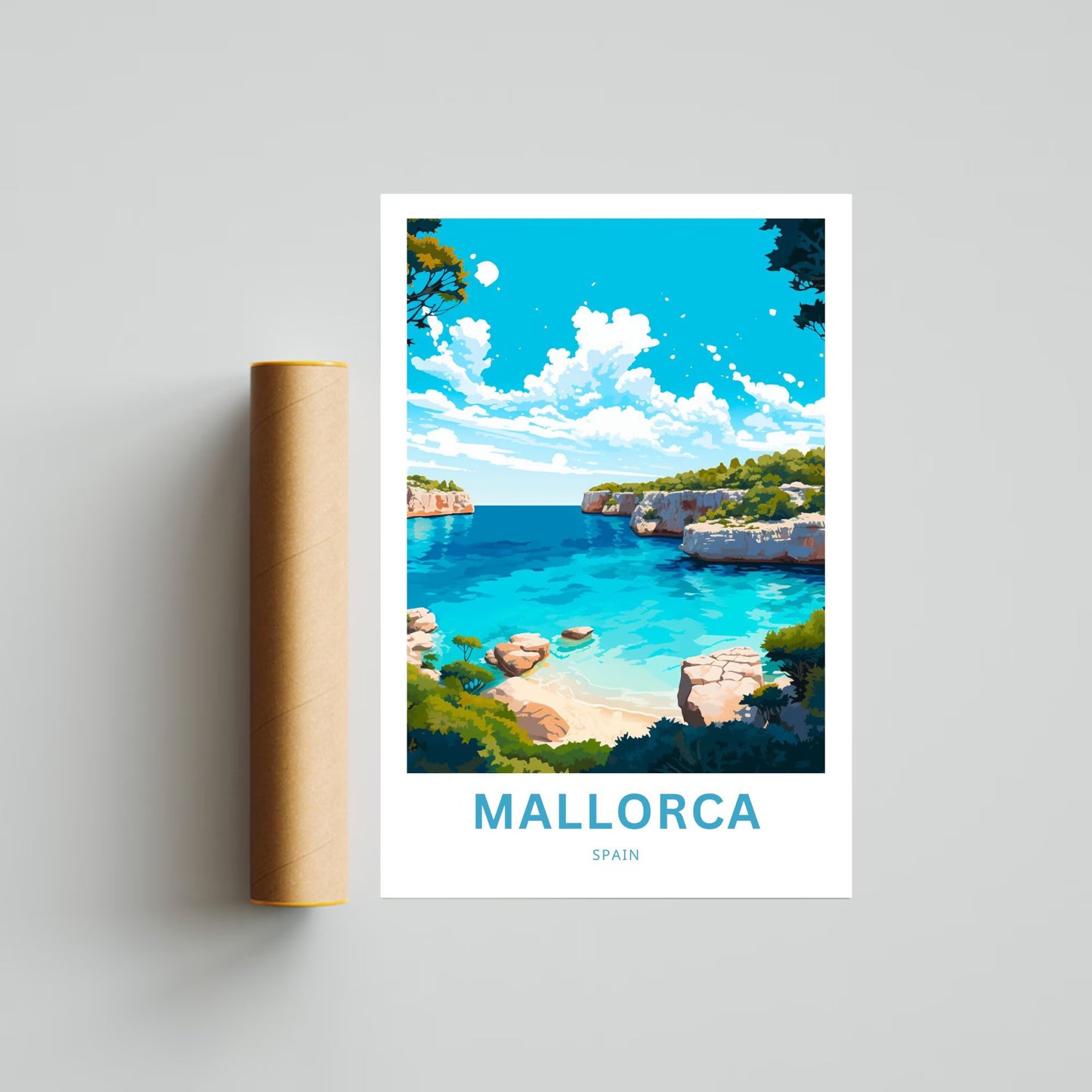 Mallorca Travel Poster