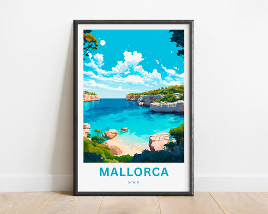 Mallorca Travel Poster