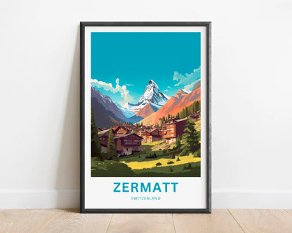 Zermatt Travel Poster