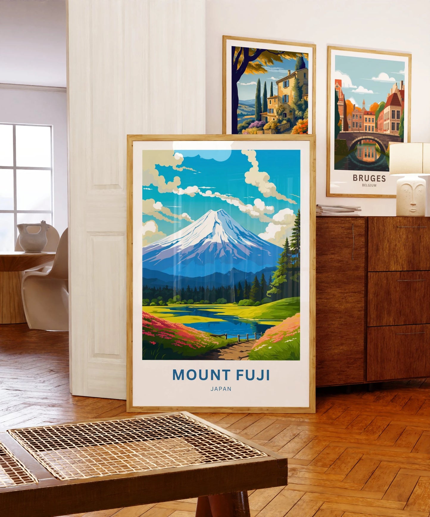 Mount Fuji Travel Poster