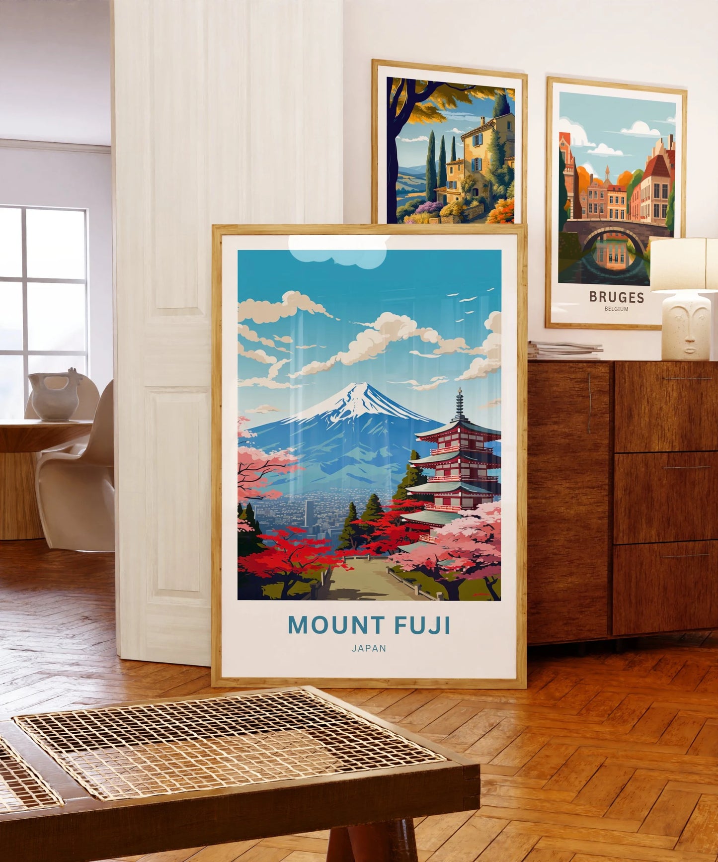 Mount Fuji Travel Poster