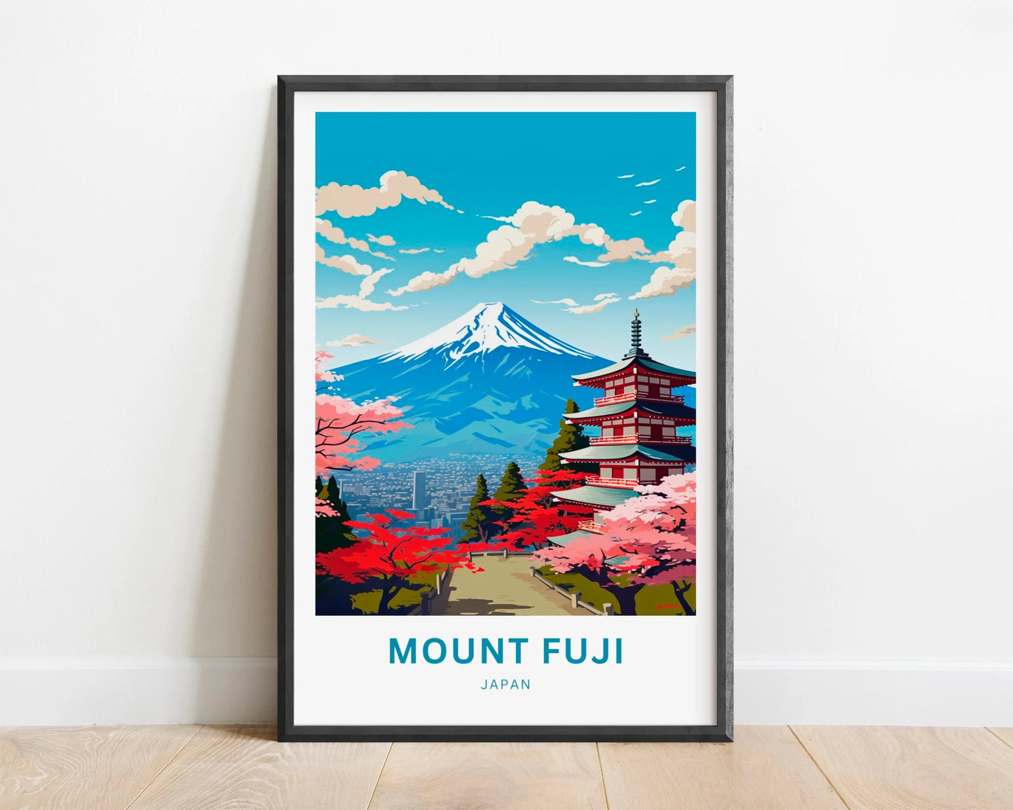 Mount Fuji Travel Poster