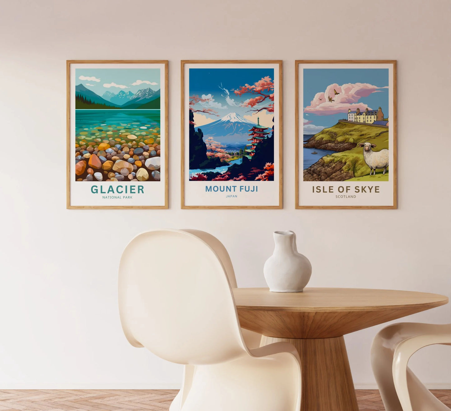 Mount Fuji Travel Poster