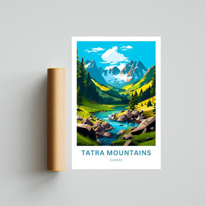 Tatra Mountains Travel Poster