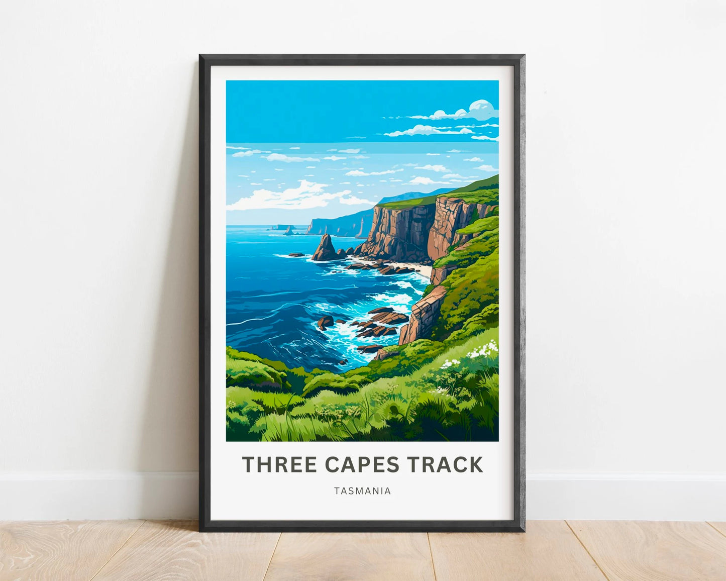 Three Capes Track Travel Poster