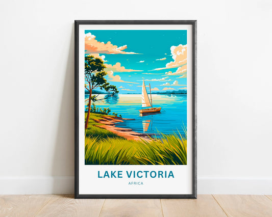 Lake Victoria Travel Poster