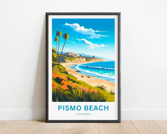 Pismo Beach Travel Poster