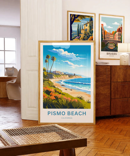 Pismo Beach Travel Poster