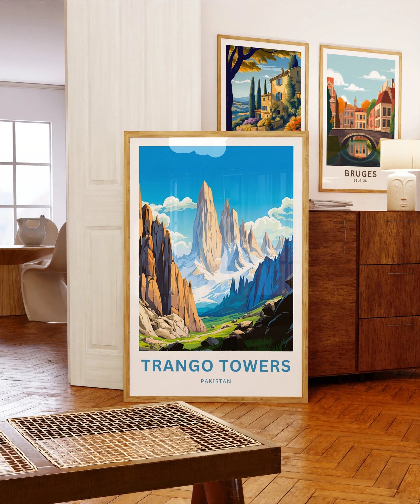 Trango Towers Travel Poster