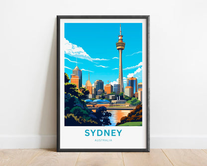 Sydney Travel Poster