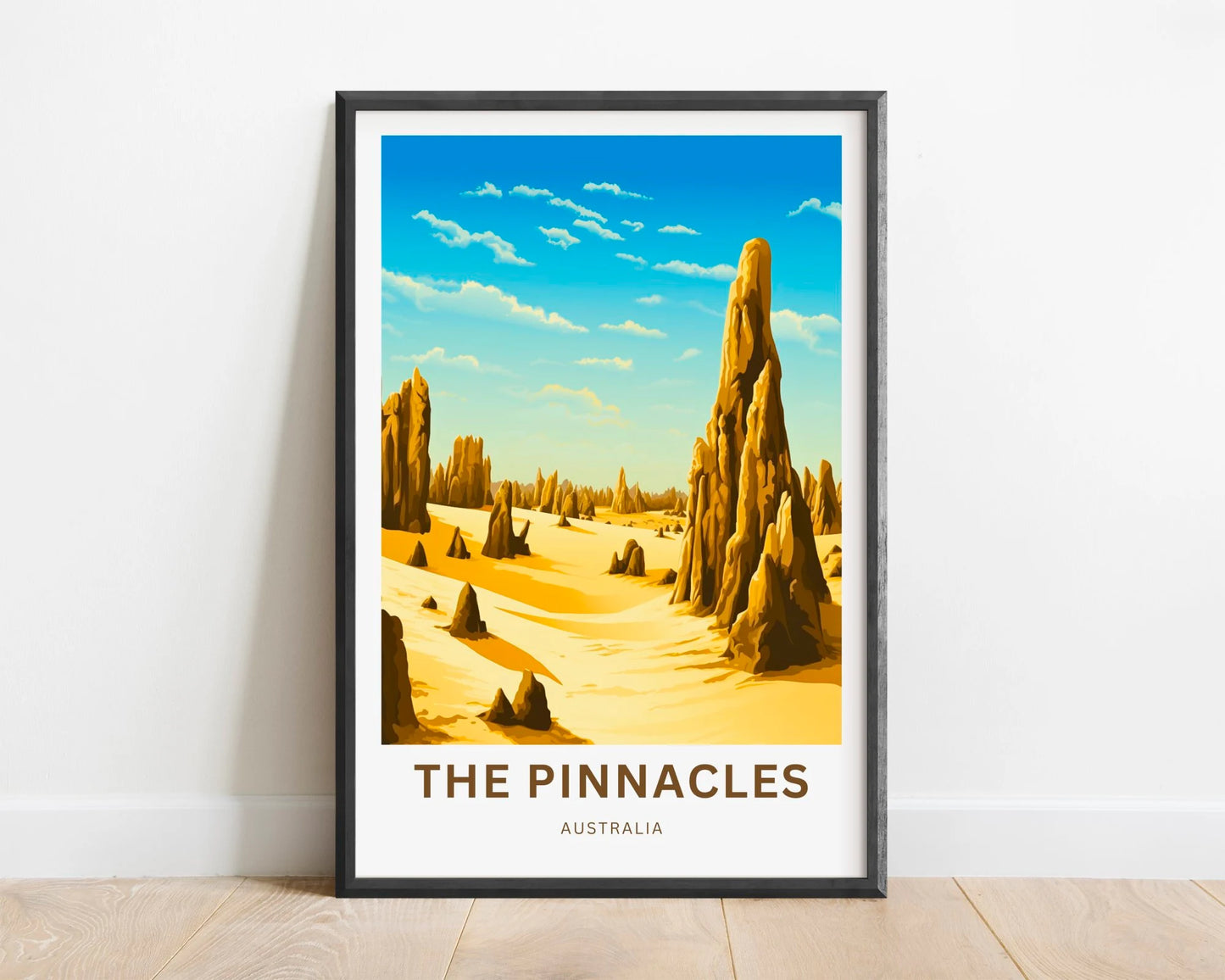 Pinnacles Travel Poster