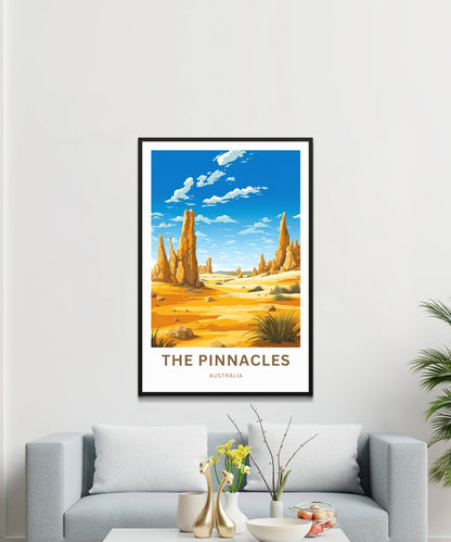 Pinnacles Travel Poster