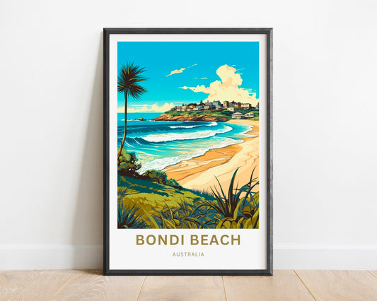 Bondi Beach Travel Poster