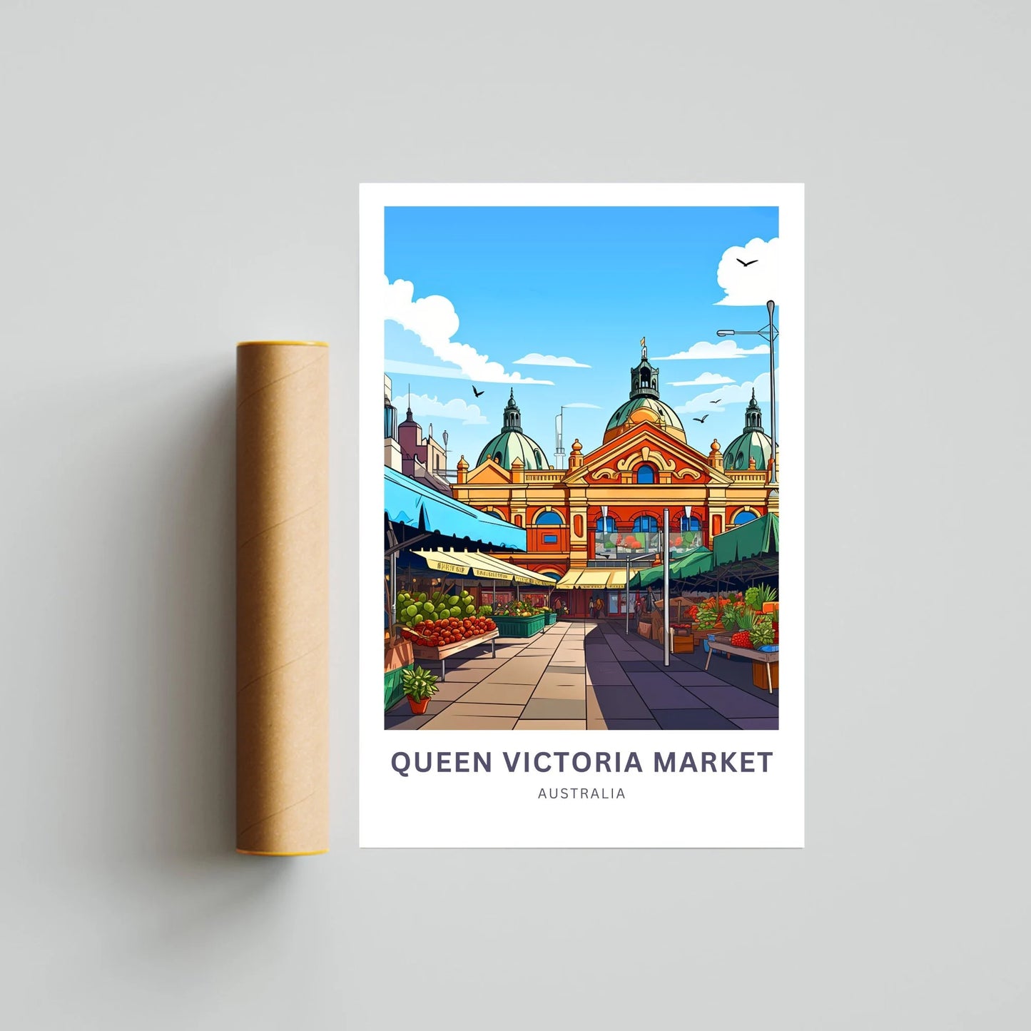 Queen Victoria Travel Poster