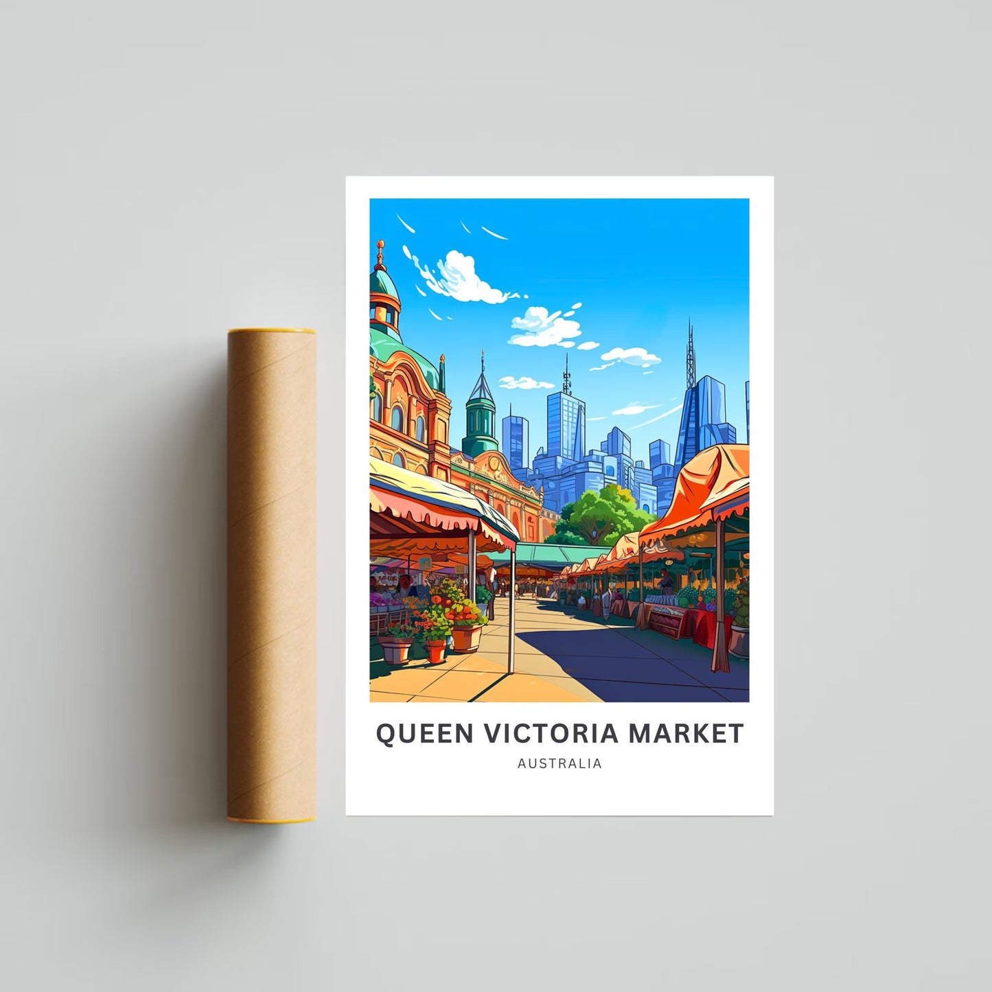 Queen Victoria Travel Poster