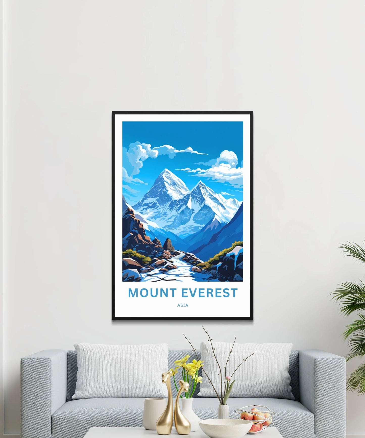 Mount Everest Travel Poster