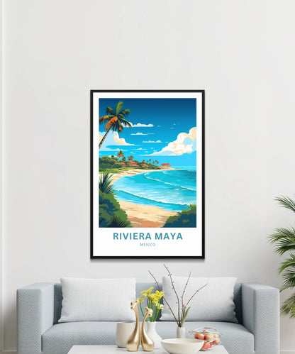 Riviera Maya Travel Poster