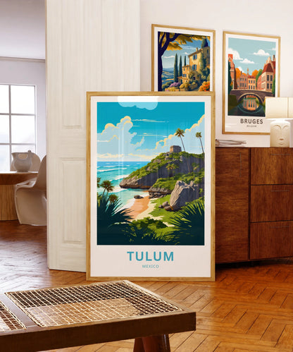 Tulum Riviera Maya Travel Poster