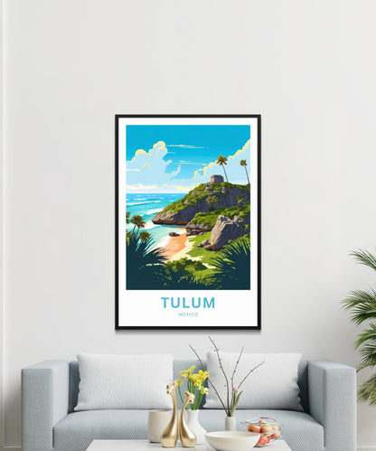 Tulum Riviera Maya Travel Poster