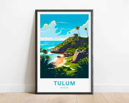 Tulum Riviera Maya Travel Poster