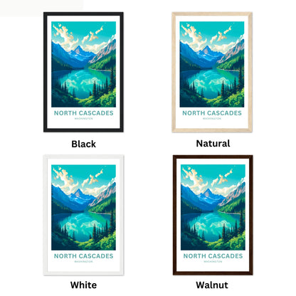 North Cascades Travel Poster