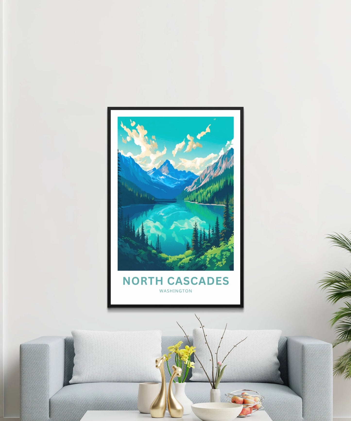 North Cascades Travel Poster