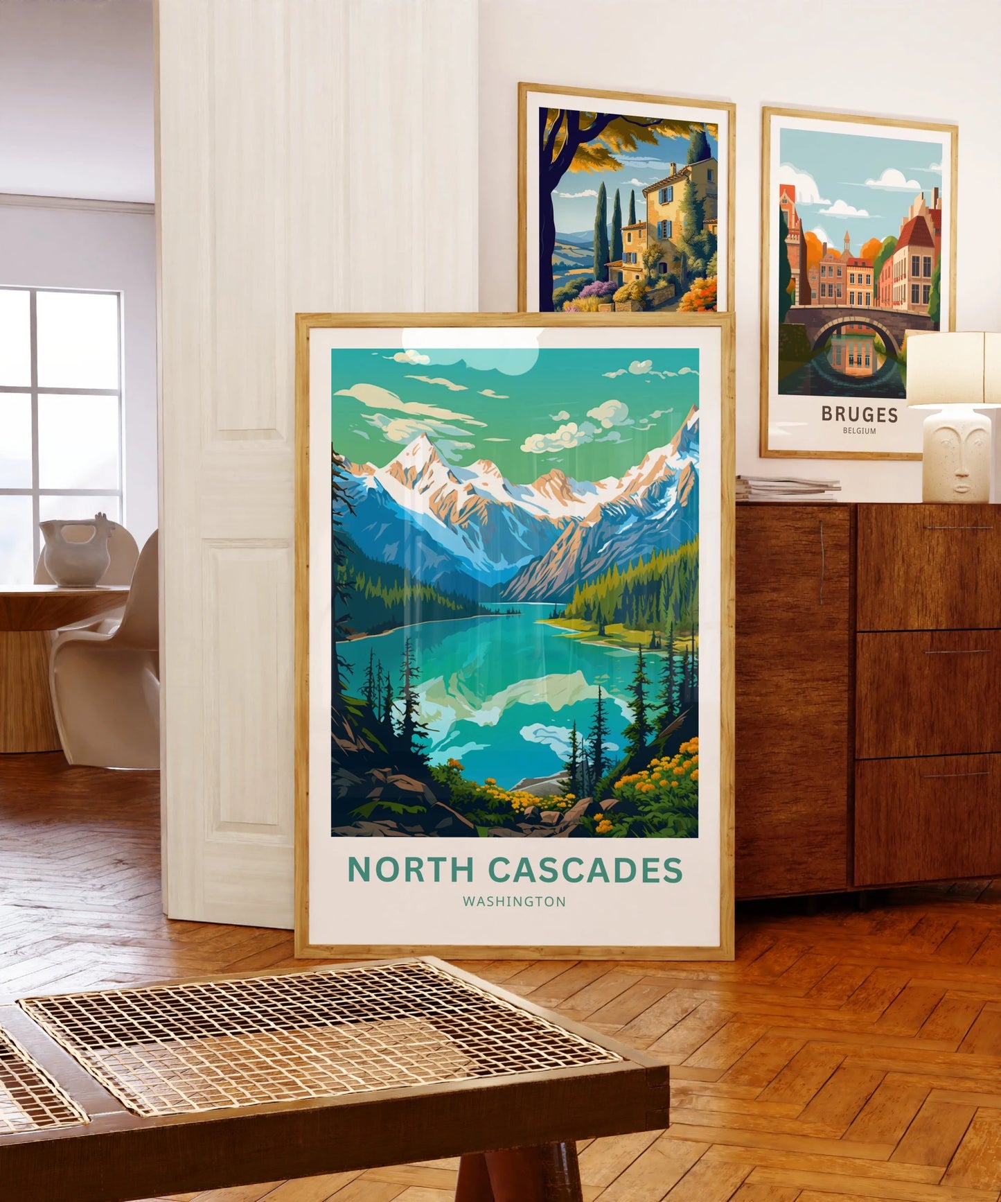 North Cascades Travel Poster