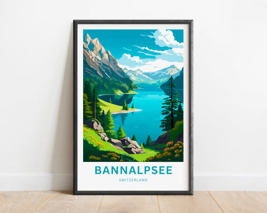 Bannalpsee Travel Poster