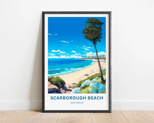 Scarborough Beach Travel Poster