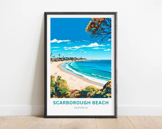 Scarborough Beach Travel Poster