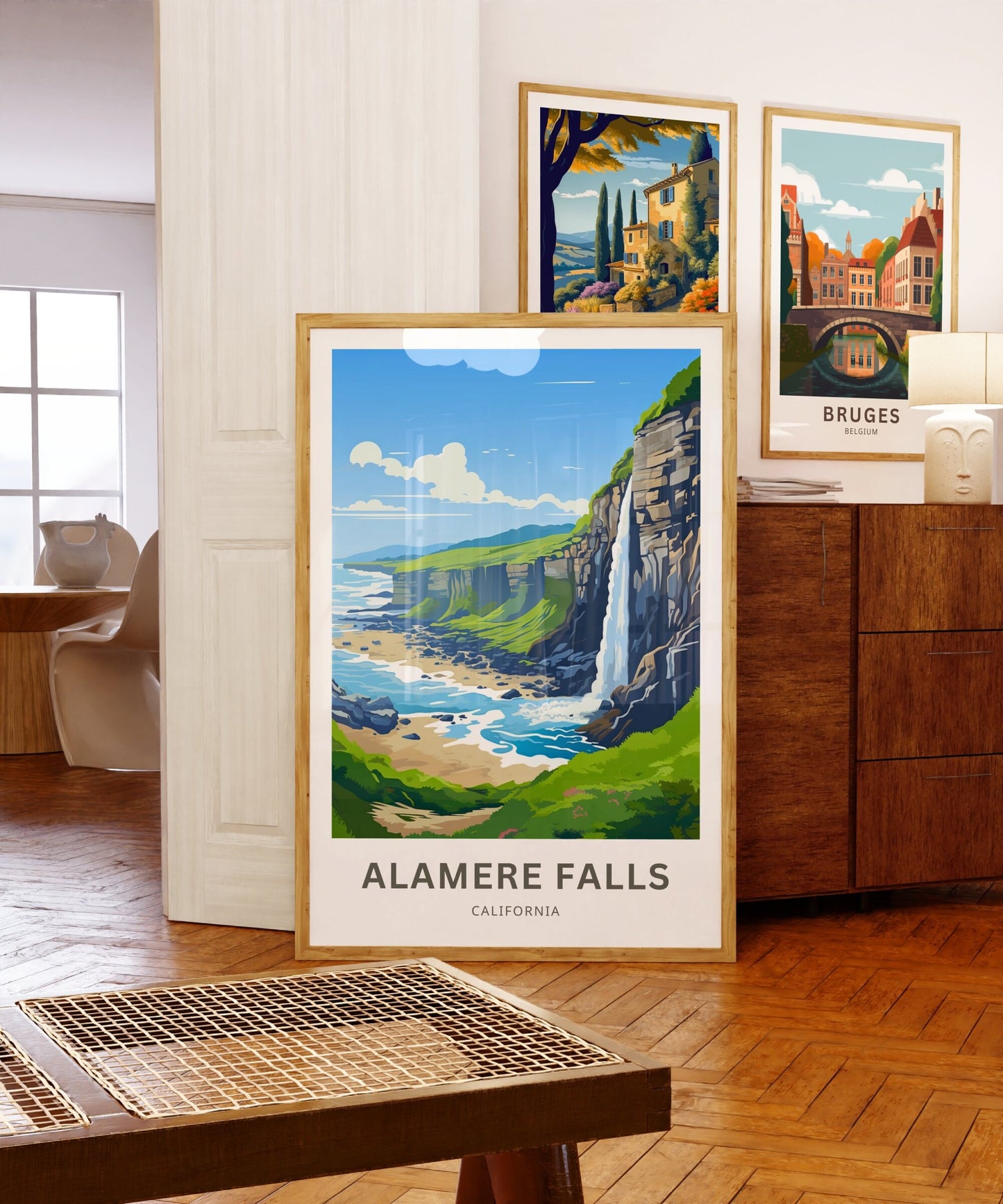 Alamere Falls Travel Poster