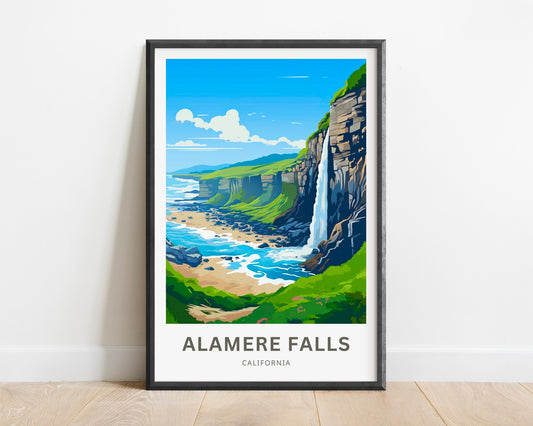 Alamere Falls Travel Poster