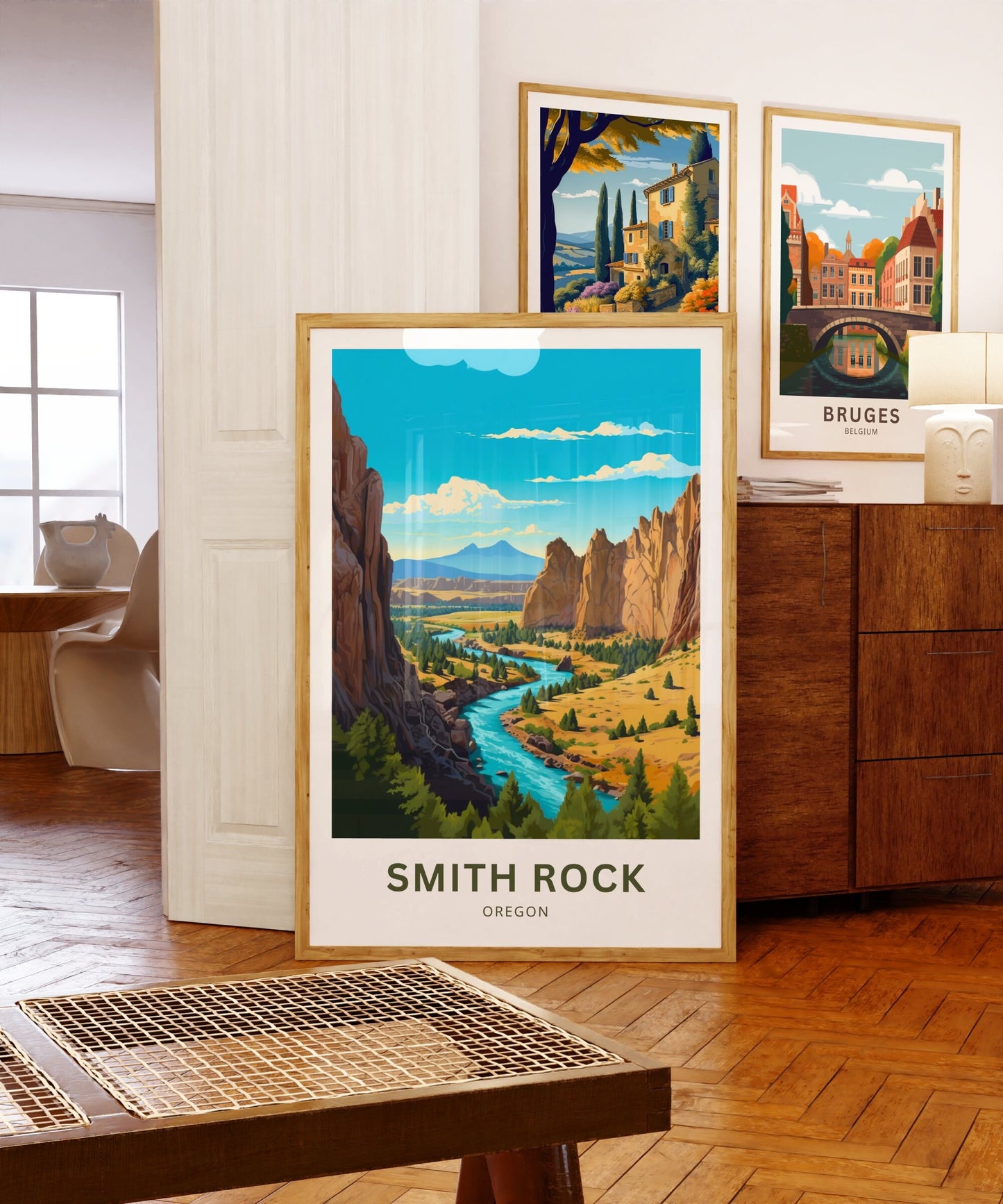 Smith Rock Travel Poster