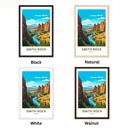 Smith Rock Travel Poster