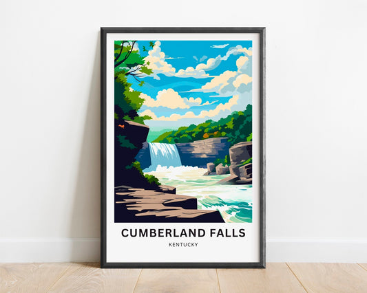 Cumberland Falls Travel Poster