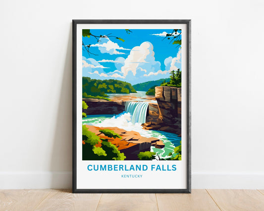 Cumberland Falls Travel Poster