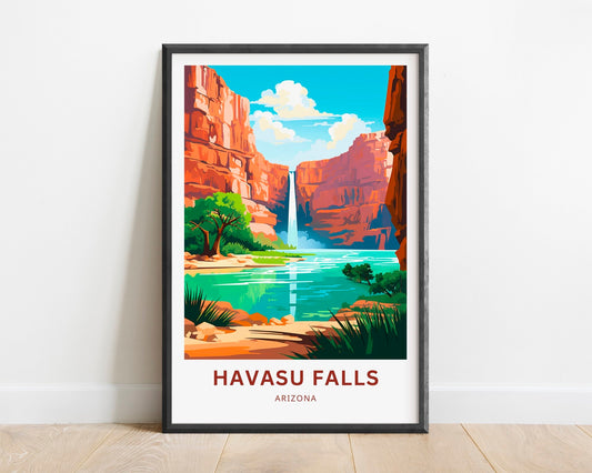 Havasu Falls Travel Poster